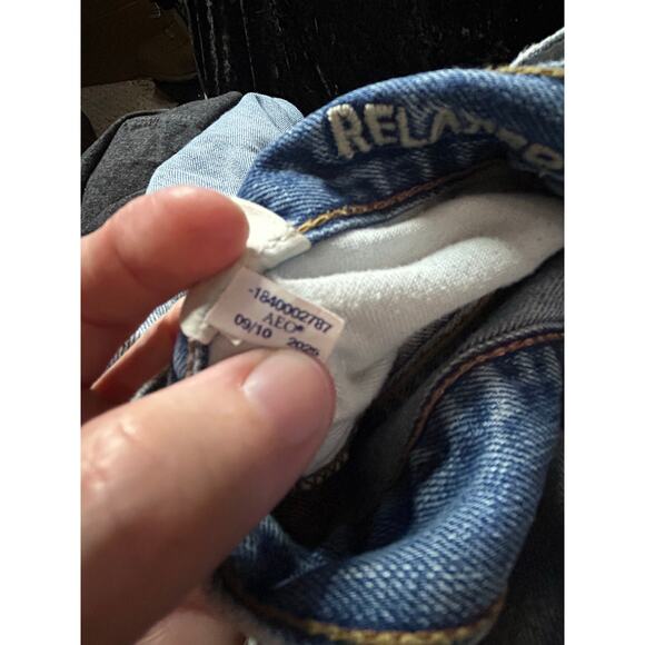 Men’s American Eagle Relaxed Fit Jeans 29x32 Medium Wash Well Loved - Picture 2 of 8
